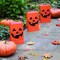 LumaBase 12-Pack Freestanding Jack-O-Lantern Luminarias – 0.83 Ft Halloween Pathway Decor